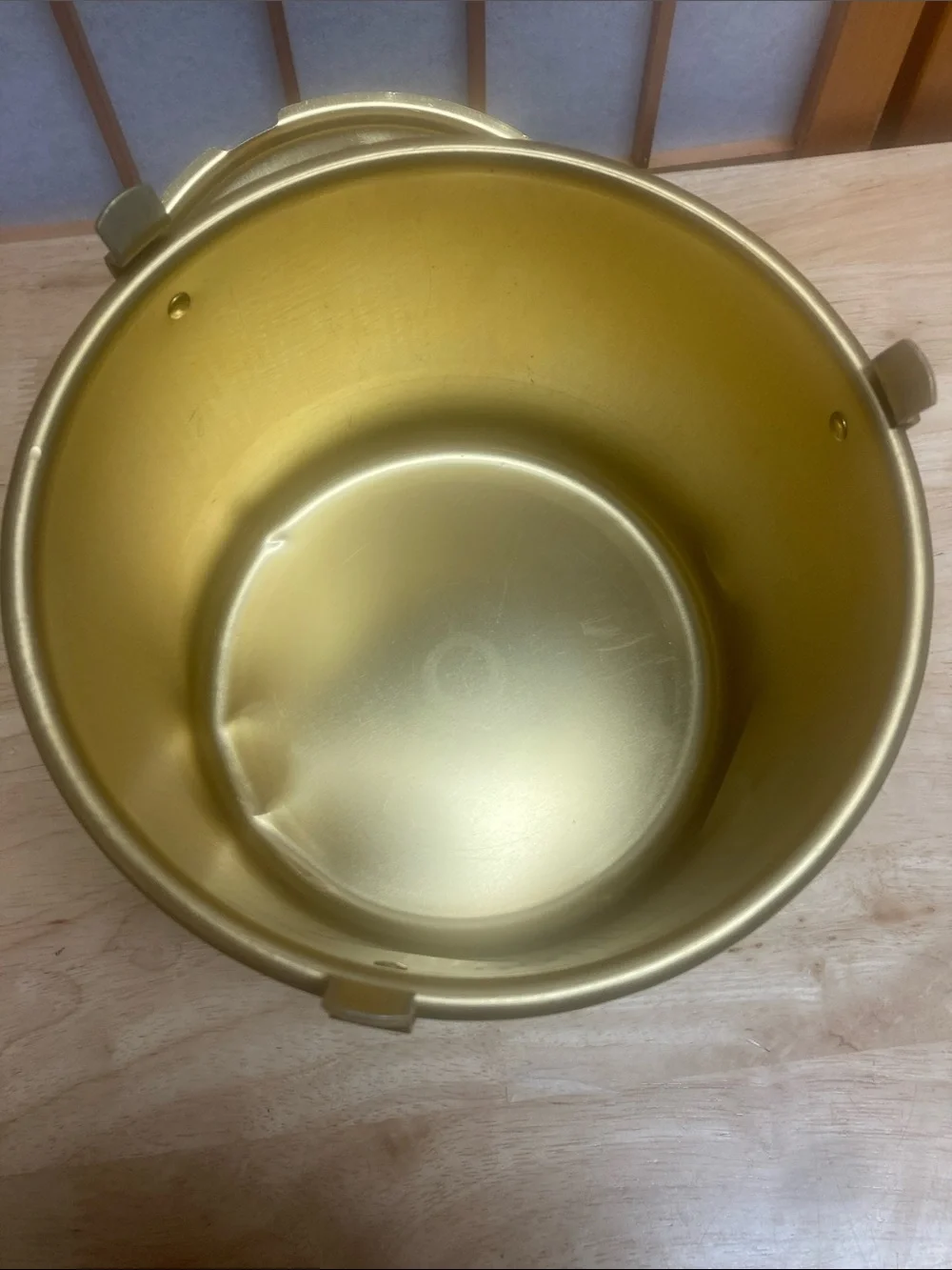 VTG 70s Rival Crock-Pot Bread 'N Cake Bake Pan & Trivet Rack Gold